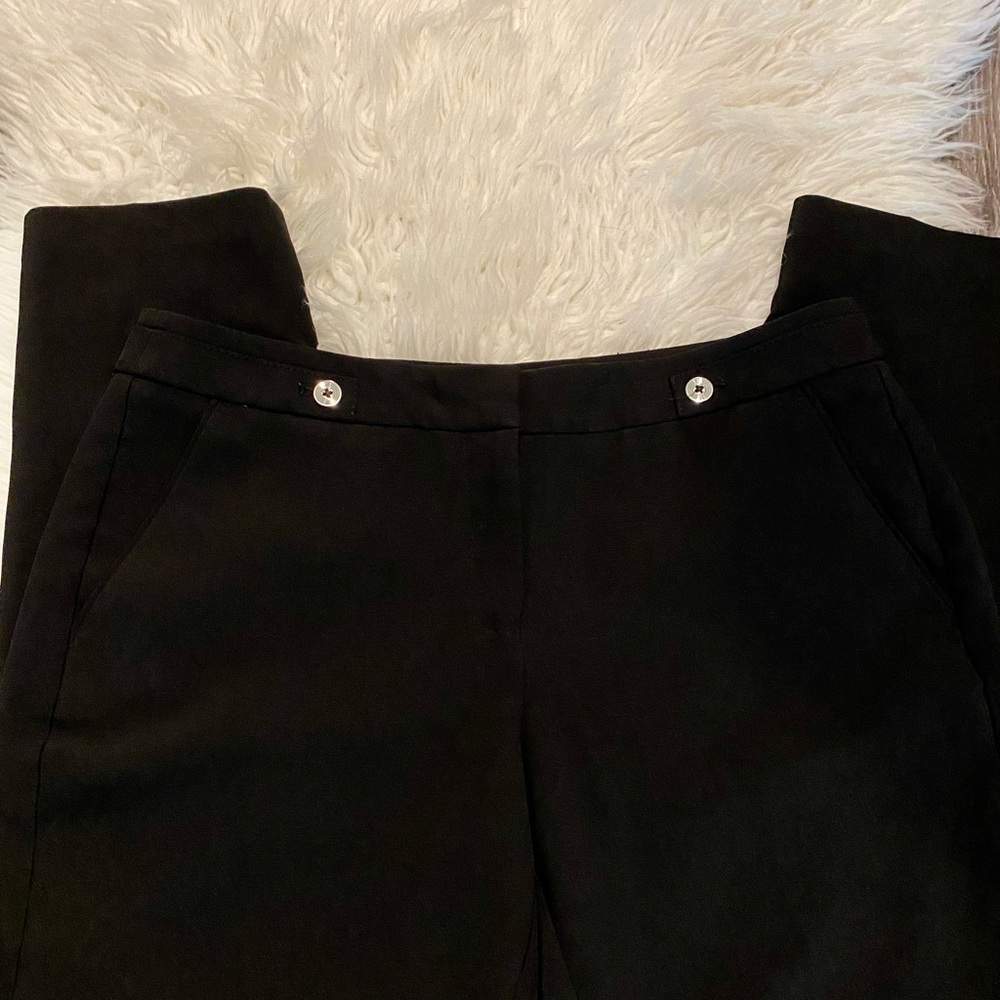 WHBM Taper Ankle Pants Size 6R in Black - Picture 5 of 12